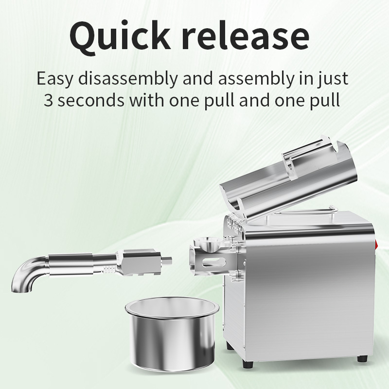 DIVEDEER X3C Constant Temperature Version Stainless Steel Oil Press Mechanical Switch Control Peanut Cooking Cold Hot Press Oil 