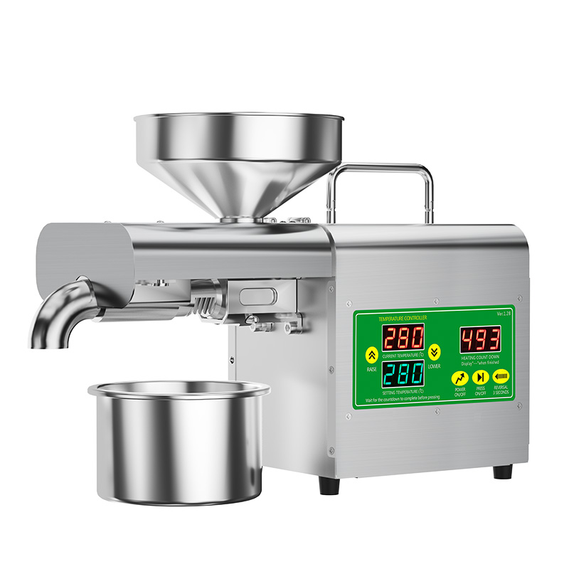  DIVEDEER X3S Intelligent Oil Press Machine Automatic Temperature Control 40-300°C for Flaxseed Peanut Cooking Oil Cold Hot Press