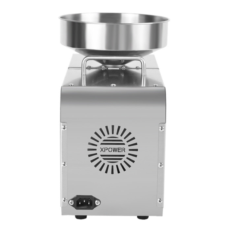 DIVEDEER X5S Stainless Steel Oil Press Intelligent Automatic Temperature Control Panel Peanut Sunflower Seed Kernel Olive Oil 