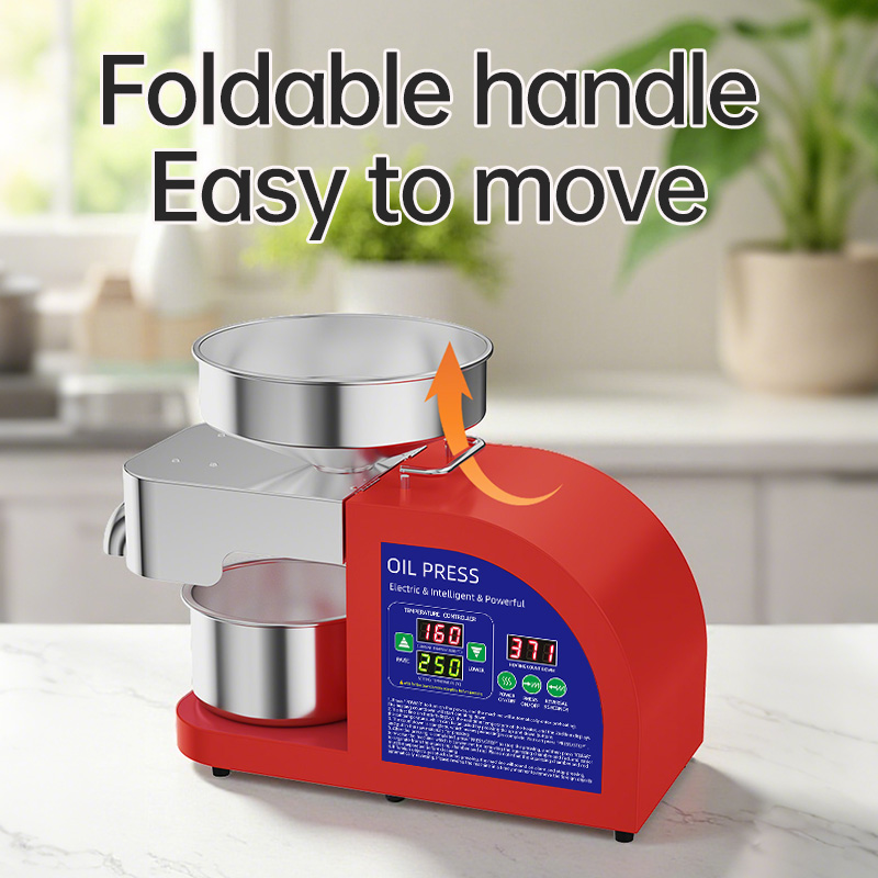 DIVEDEER Oil Press Machine Intelligent Temperature Control for Pressing Peanut Black Sesame Flaxseed Rapeseed Walnut Kernel X9 