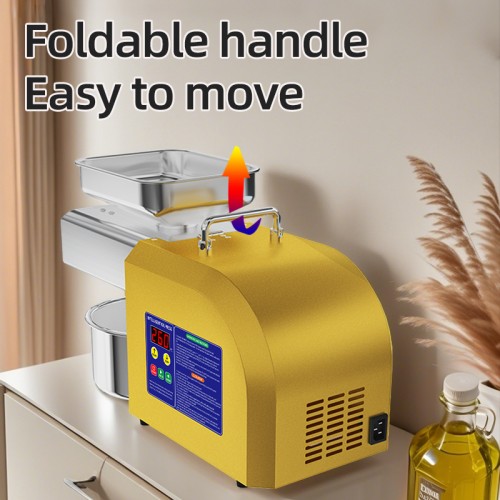 DIVEDEER Household Z6 Oil Press 40-300℃ Temperature Control 600W High-Power Heating Built-in Preheating Countdown