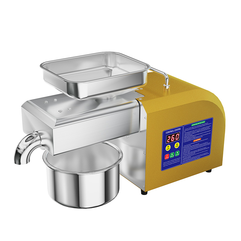 DIVEDEER Household Z6 Oil Press 40-300℃ Temperature Control 600W High-Power Heating Built-in Preheating Countdown 