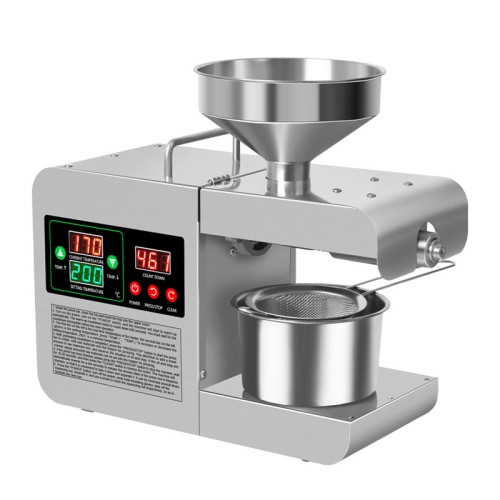 DIVEDEER X8S Fully Automatic Multifunctional Home Oil Press Stainless Steel Construction Suitable for pressing peanut oil 