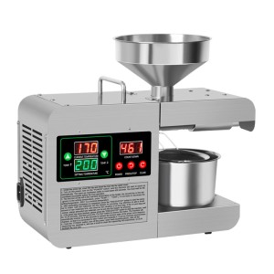 DIVEDEER X8S Fully Automatic Multifunctional Home Oil Press Stainless Steel Construction Suitable for pressing peanut oil  