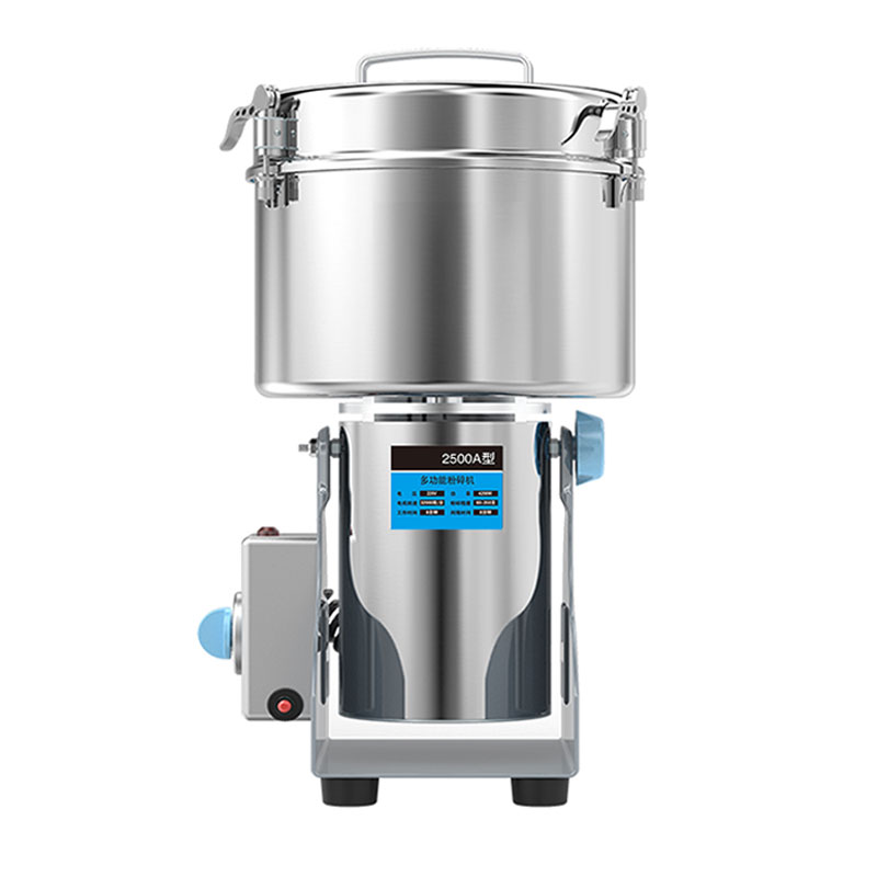 DIVEDEER 2500G Large Capacity Stainless Steel Medicinal Material Grinding Machine Multi-functional Grain Crushing Mill Powder 