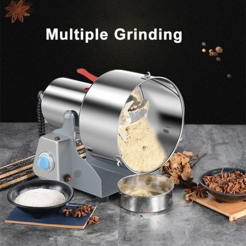 DIVEDEER 2500G Large Capacity Stainless Steel Medicinal Material Grinding Machine Multi-functional Grain Crushing Mill Powder