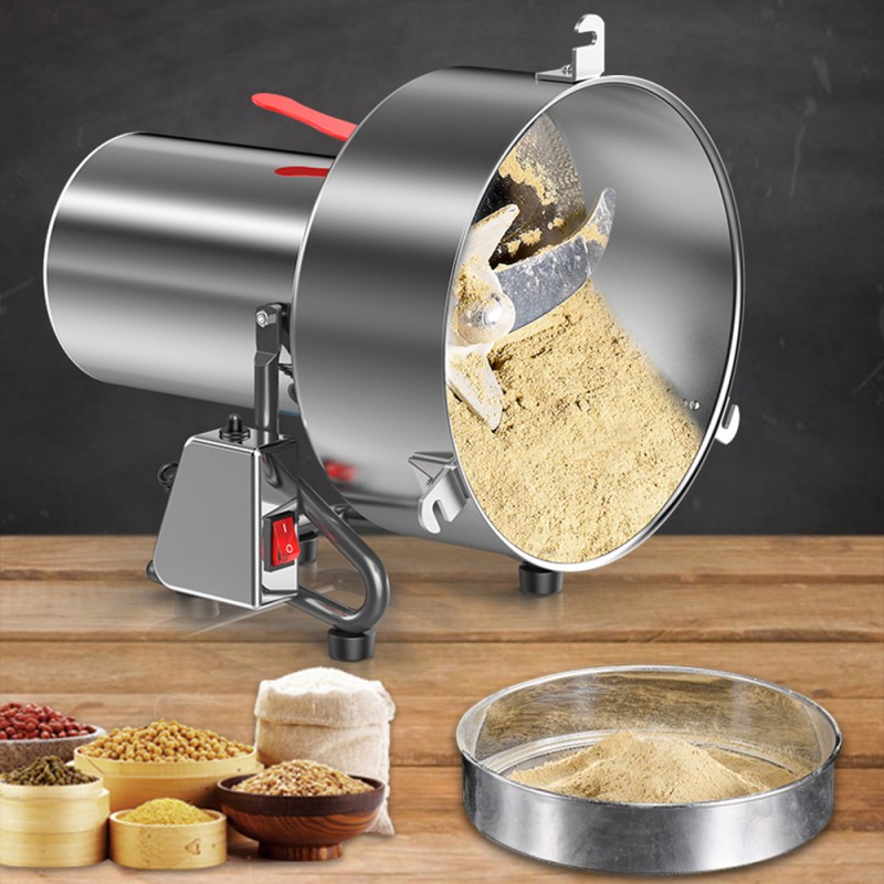 DIVEDEER 4500G Commercial Crusher Multi-functional Chinese Herbal Medicine Ultra-fine Grinding Large Crushing Grinding Machine 