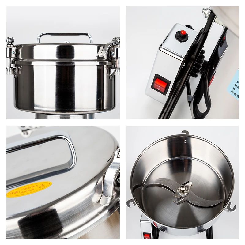 DIVEDEER 4500G Commercial Crusher Multi-functional Chinese Herbal Medicine Ultra-fine Grinding Large Crushing Grinding Machine 