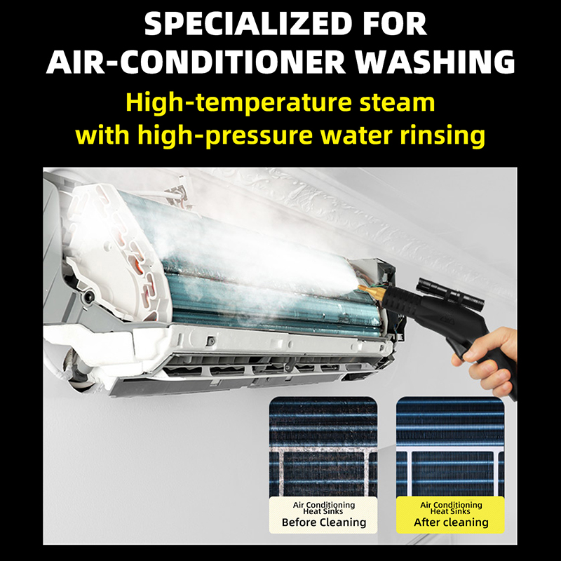 DIVEDEER High-pressure Steam Cleaner Handheld Disinfection Kitchen Air Conditioner Cover Car Cleaner 4-in-1, 5-in-1 