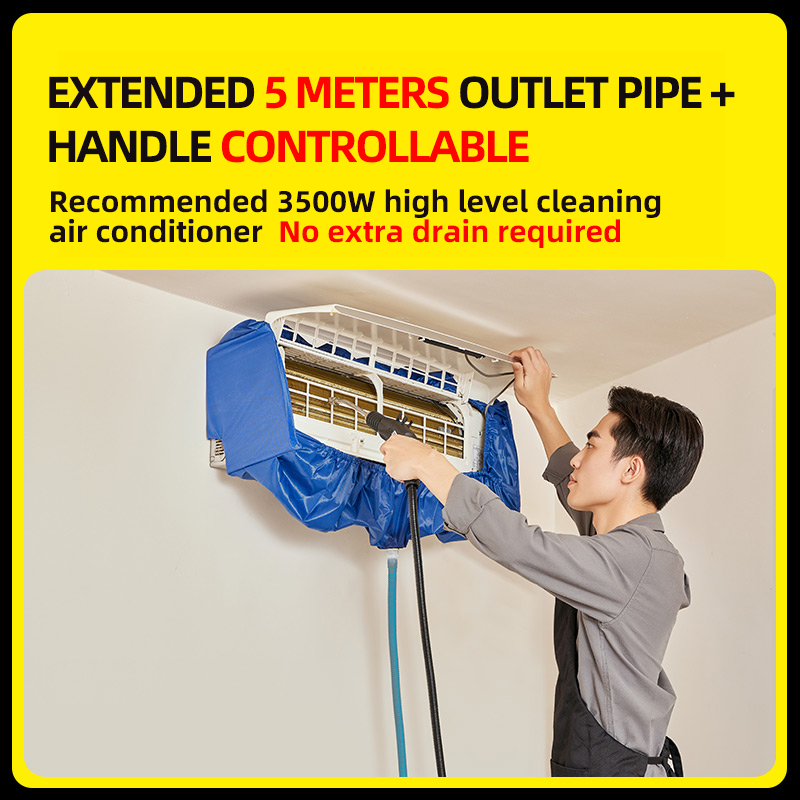 DIVEDEER High-pressure Steam Cleaner Handheld Disinfection Kitchen Air Conditioner Cover Car Cleaner 4-in-1, 5-in-1 