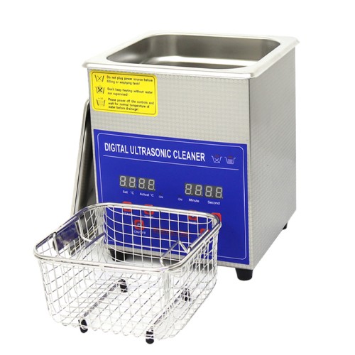 DIVEDEER 2L Ultrasonic Cleaner Industrial Strength Hardware Auto Repair Shop Laboratory Circuit Board Cleaning Machine Equipment