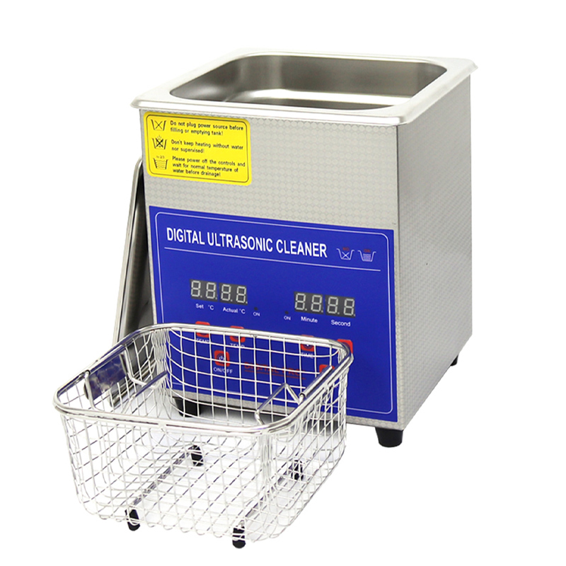 DIVEDEER 2L Ultrasonic Cleaner Industrial Strength Hardware Auto Repair Shop Laboratory Circuit Board Cleaning Machine Equipment