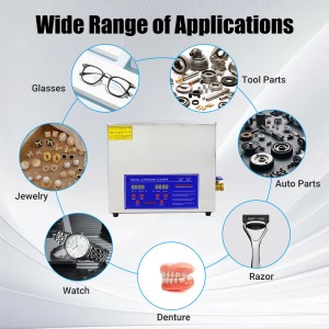 DIVEDEER 6L Commercial Ultrasonic Cleaning Machine Glasses Jewelry Watch Hardware Parts Circuit Board With Cleaning Machine 