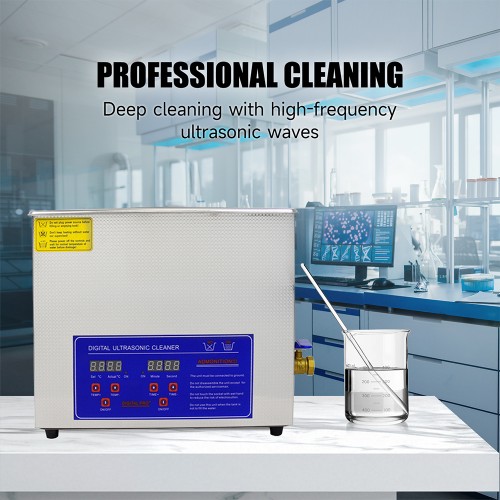 DIVEDEER 6L Commercial Ultrasonic Cleaning Machine Glasses Jewelry Watch Hardware Parts Circuit Board With Cleaning Machine